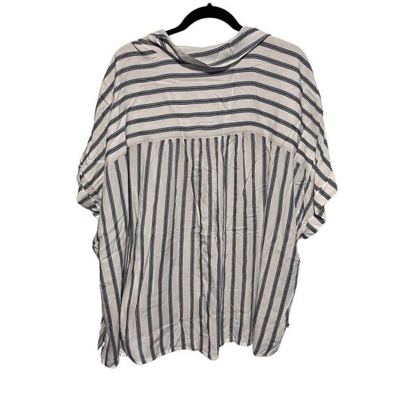 Lane Bryant Womens Button Up Top Size 24 - Picture 2 of 5